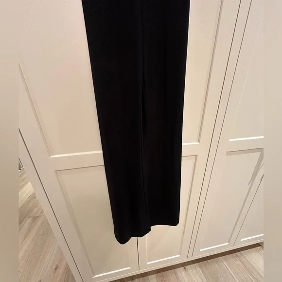 Amanda Uprichard Davina Black Ruffle Sleeve Jumpsuit XS - Picture 6 of 13